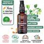 Bionoble Huile de Fenugrec Bio 50ml pour Grossir Poitrine et Fesses - Avec Pipette + Pompe - Bouteille en Verre - Macérât Huileu