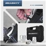 HASKYY 21PCS I 8-36 I Ensemble Jeu de douilles multiple I Tournevis 12 pans embouts de cle a douille 1/2" I acier CRV