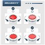 HASKYY 21PCS I 8-36 I Ensemble Jeu de douilles multiple I Tournevis 12 pans embouts de cle a douille 1/2" I acier CRV