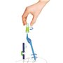 Fiico WONDAY - Compas métal pour enfants TWIST'n SAFE Rose, Avec Sécurité pointe et maniabilité accrue