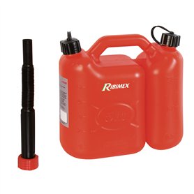 Ribimex Bidon Double en polyéthylène de 5 L et 2