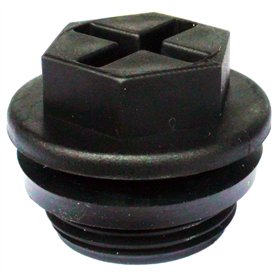 Belli 0162 2 Bouchon de Vidange 20/27 Noir