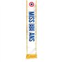 Maelsa® Echarpe Miss Femme anniversaire personnalisable de 0 à 99 ans tricolore avec stylo et certificat officiel