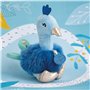 Doudou et Compagnie - Peluche Paon - 15cm - Bleu - Minizoo - DC3526