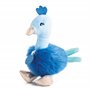 Doudou et Compagnie - Peluche Paon - 15cm - Bleu - Minizoo - DC3526