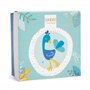 Doudou et Compagnie - Peluche Paon - 15cm - Bleu - Minizoo - DC3526