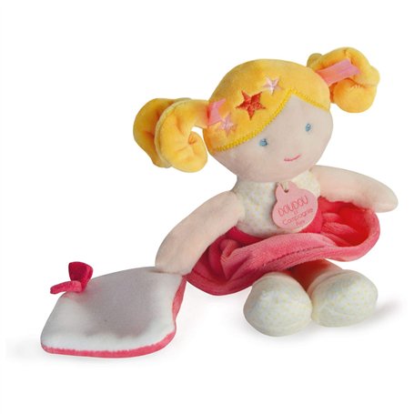 Jolijou - Poupée Chiffon avec Balançoire - Doudou Poupée Louison - 21 cm - Jolie Boîte Cadeau - Doudou Swing - DC3679