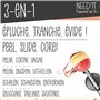 SCRAP COOKING Épluche Pomme 3-en-1 Need’it - En Métal - Éplucheur Pèle Découpe Qualité Professionnelle Inox pour Pâtisserie, Cui