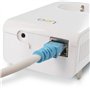 Pack de 2 x CPL LEA Networks NetSocket1800 (1800 Mbps) Ethernet Gigabit avec Prise gigogne filtrée