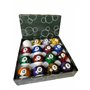 Jeu de Billes ou Boules de Billard Américaines Marbré Supapro 57 mm - BCE