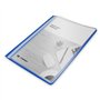 Waytex 931340 Chemises à lamelles A4 Lot de 10 Chemises de Présentation en polypropylène Couverture transparente 5 Couleurs asso