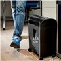 WAYTEX 77323 Destructeur de Documents Coupe Croisée 10 Feuilles - CD et DVD - Bac Tiroir 14L - sur roulettes – Rapide et Perform