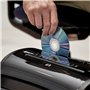 WAYTEX 77323 Destructeur de Documents Coupe Croisée 10 Feuilles - CD et DVD - Bac Tiroir 14L - sur roulettes – Rapide et Perform
