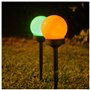 Lot de 3 Balises Solaires RVB