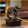 ZEN'LIGHT, Fontaine d'Intérieur Zen Terai, Décoration d'intérieur Originale, Ecoulement d'Eau Naturel- Eclairage Led Multicolore