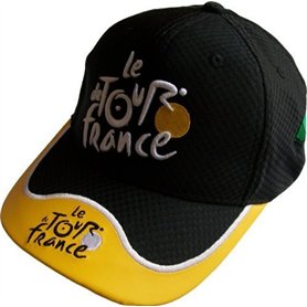 TOUR de France Cyclisme Casquette - Collection Officielle Velo - Maillot Jaune - Taille Adulte et ado