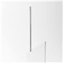 AURLANE Barre de Fixation Plafond pour Douche a l'italienne - Barre DE Fixation Plafond 60cm RECOUPABLE