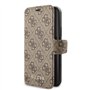 Guess GUFLBKSN614GB Collection 4G Coque pour iPhone 11 Marron