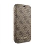 Guess GUFLBKSN614GB Collection 4G Coque pour iPhone 11 Marron