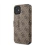 Guess GUFLBKSN614GB Collection 4G Coque pour iPhone 11 Marron