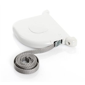 Enrouleur Sangle Pivotant Blanc pour Volet Roulant - Boîtier Compact avec Sangle Gris Clair 5m - Installation Facile