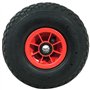 LOT de 2 x roue gonflable diable 260 x 85 (3.00-4) alésage 20 mm roulement à rouleaux