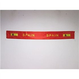 AZ FLAG - Echarpe de Supporter Espagne - 100 cm - Echarpe Drapeau Espagnol en Satin