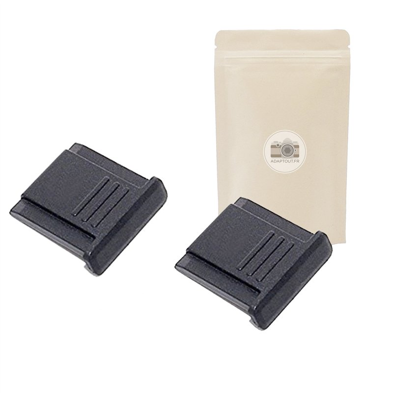X2 Cache Griffe Flash de Protection Cache Sabot Flash Universel pour Appareil Photo DSLR Canon Nikon Pentax Olympus Panasonic Pr