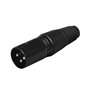 X10 Prise XLR 3 Broches Male à Souder Fiche Connecteur Soudure Audio pour Ecouteurs Guitare Chaîne HiFi Microphone Casque - ADAP
