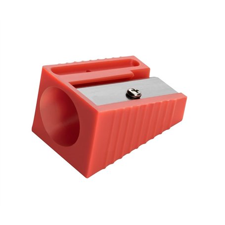 WONDAY Taille-crayon Plastique Spécial Gros Crayons Diam 17 mm Coloris Aléatoire
