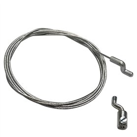 cyclingcolors Câble d'accélérateur tondeuse avec serre-câble Z S kit réparation embout motoculture