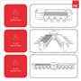 H.Koenig Appareil à raclette Multifonction 8 personnes RP360, modulable rotatif 360°, Convivial Professionnel, Pierre Naturelle,