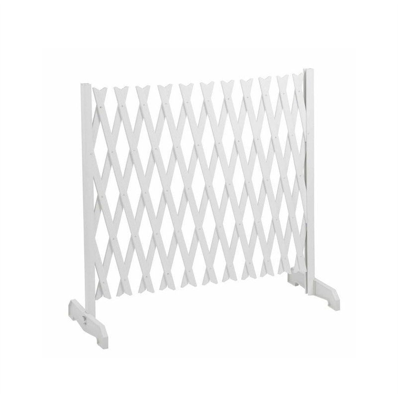 FACILITYS - Barrière de Sécurité Extensible, de 27 à 250 x 87 cm - Barriere de Securite Enfant, Chien sans Perçage en Plastique 