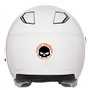 Stickers rétro réfléchissant pour Casque de Moto Harley Davidson Skull Orange