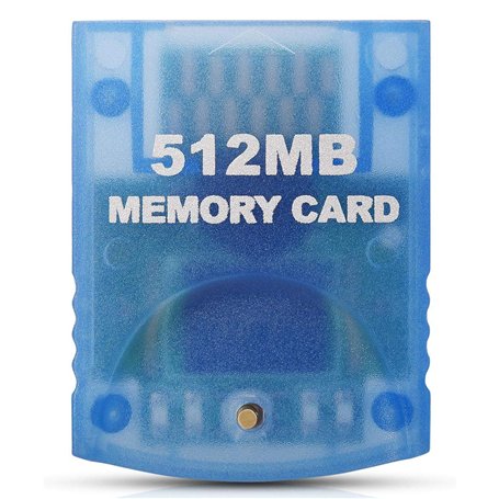 Link-e - Carte Memoire Grande Capacité 512mb (4x2043 Blocks) Compatible avec la Console Nintendo Gamecube