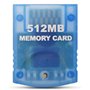Link-e - Carte Memoire Grande Capacité 512mb (4x2043 Blocks) Compatible avec la Console Nintendo Gamecube