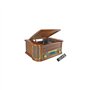INOVALLEY RETRO29-E Chaîne Hifi vinyle style rétro Bluetooth - Lecteur CD/K7 Audio/FM/USB