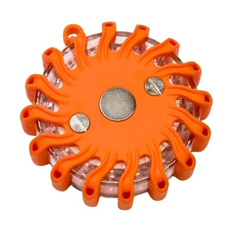 Balise de signalisation Pro gyrophare Pro 16 LEDs Orange Rechargeable LEDwarning