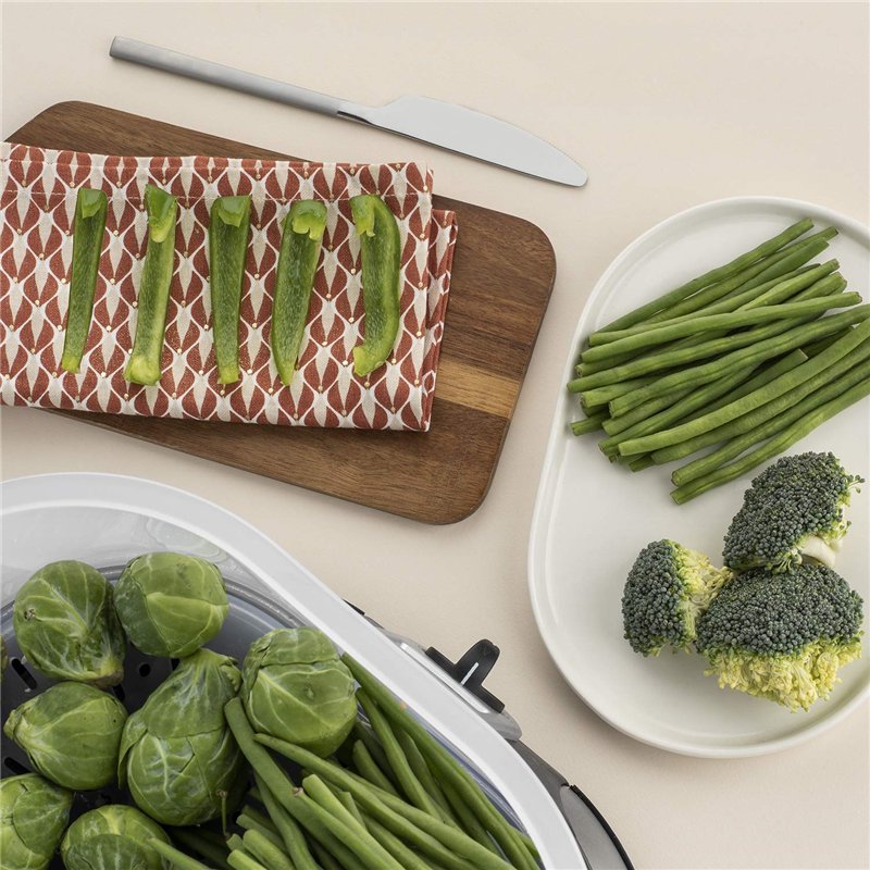 Image secondaire de H.Koenig Cuiseur Vapeur Electrique VAP12 Multifonction 12L Programmable Compact Professionnel, 3 Paniers empilables amovibles po