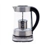 H.Koenig Théière Bouilloire Instant T électrique en Verre 1.7L TI700 avec Infuseur filtre à Thé Inox 2400W Compacte, Ebullition 