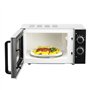 H.Koenig Micro-ondes Compact Design 20L VIO4, Puissant 700W, Plateau tournant 24,5cm, Multifonction 5 niveaux de chauffe et fonc