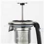 H.Koenig Théière Bouilloire Instant T électrique en Verre 1.5L TI600 avec Infuseur filtre à Thé Inox 2200W Compacte, Ebullition 