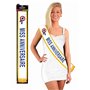 les colis noirs lcn Echarpe Miss Anniversaire - Bleu - Taille Unique