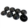 Kangui Lot de 8 Capuchons de poteaux Noir 25mm pour Trampoline