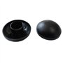Kangui Lot de 8 Capuchons de poteaux Noir 25mm pour Trampoline