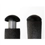 Kangui Lot de 8 Capuchons de poteaux Noir 25mm pour Trampoline