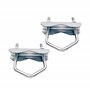 HD-Line Bride-110mm Bride d'Etrier avec Mâchoire pour Fixation de Parabole et d'Antenne sur Mât