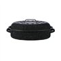 GRANITEWARE - Cocotte Roaster format moyen – Acier émaillé – Ovale – 4L – Ultra-légère - Cuisson dorée et moelleuse