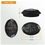 GRANITEWARE - Cocotte Roaster format moyen – Acier émaillé – Ovale – 4L – Ultra-légère - Cuisson dorée et moelleuse