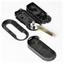 JONGO - Coque de Clé avec Lame Compatible avec Peugeot Boxer 3 | Boitier Clef Plip Voiture Télécommande 3 Boutons